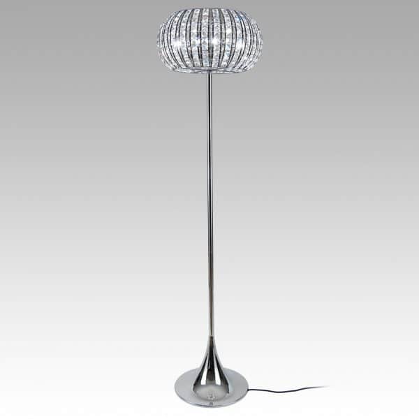 Crystal Globe Floor Lamp